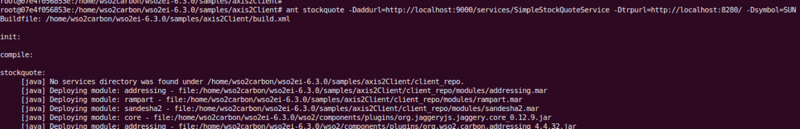 JAVA WSO2 CHAKRAY