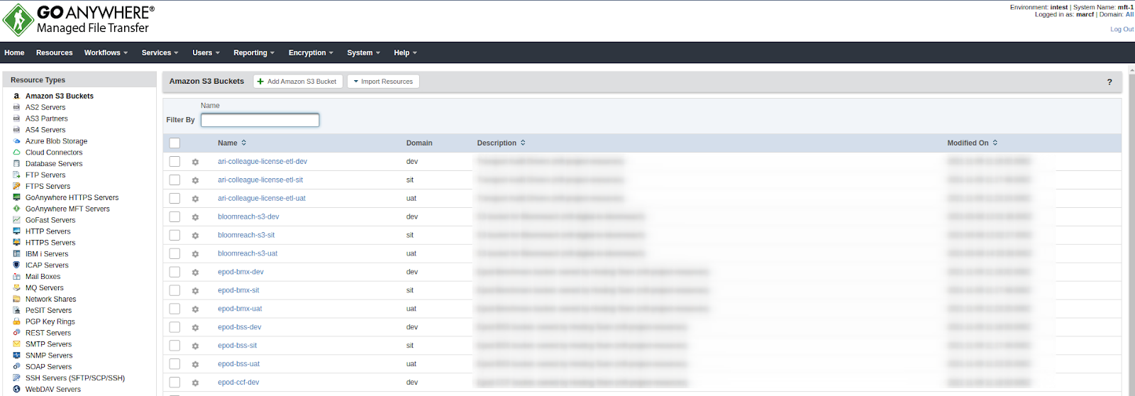 Resource web console