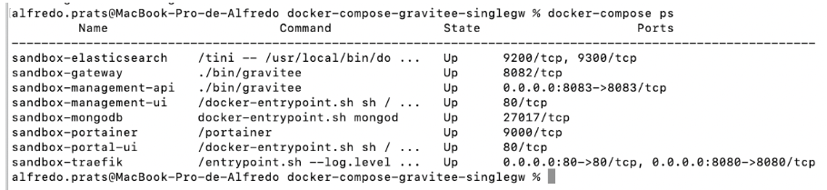 Comprobar estado de servicios