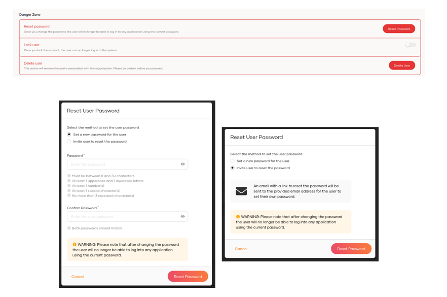 Cambio de contraseña