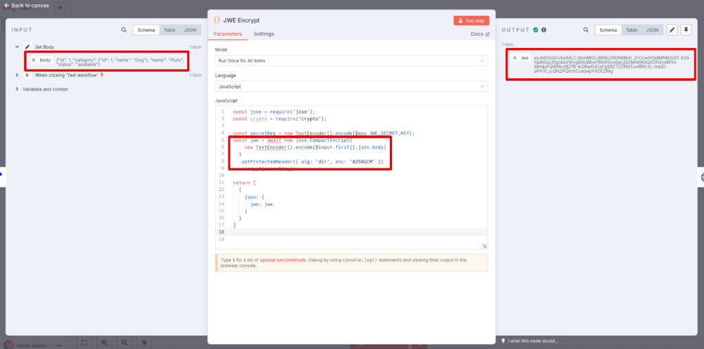 Keys to improve API data encryption (Screenshot 2)