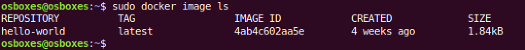 docker creation