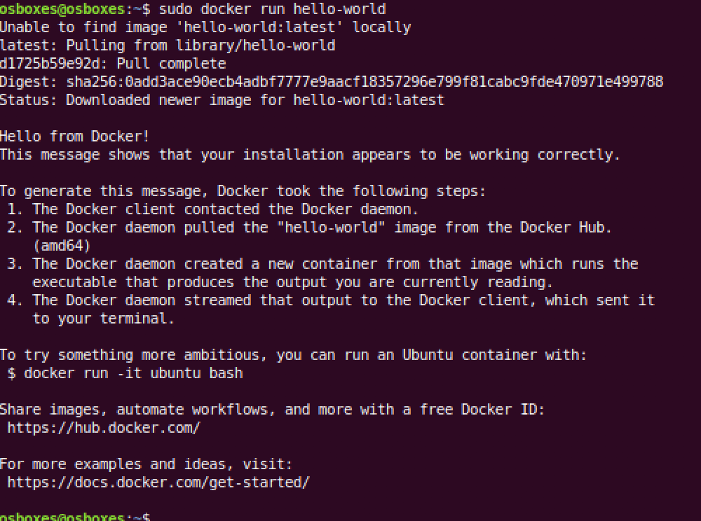 INSTALLATION DOCKER CE