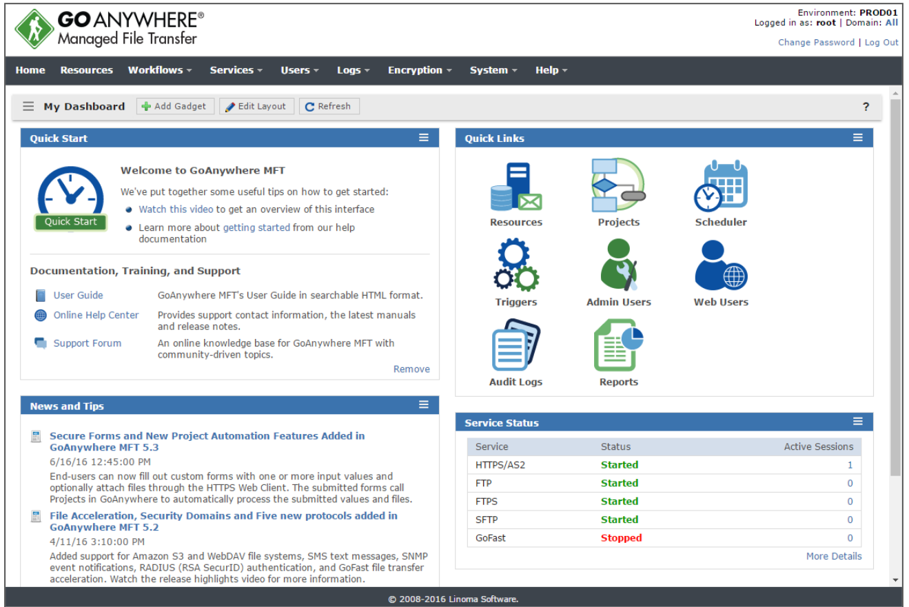 Managed File Transfer