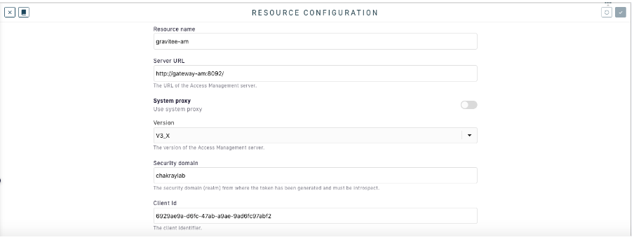 Resource configuration