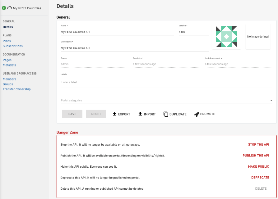 View API