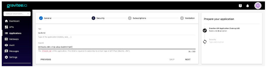 Security Settings