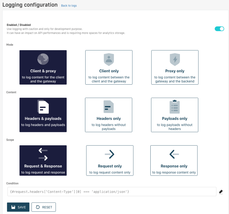 Logging Configuration