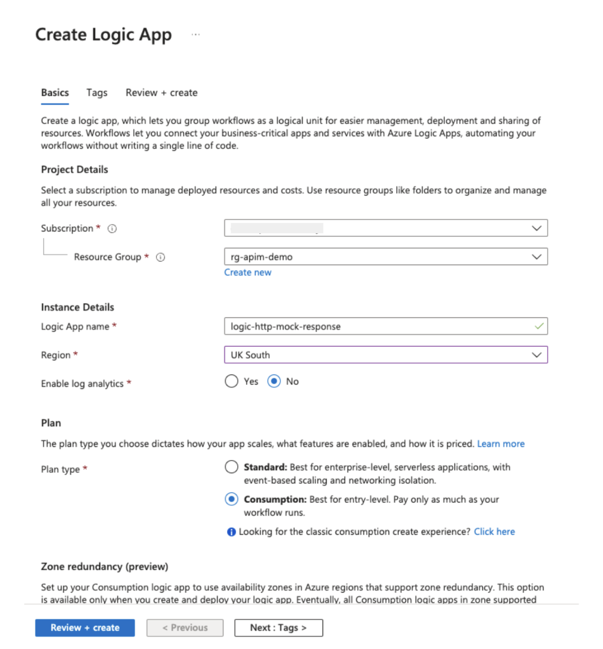 Consumption Logic App