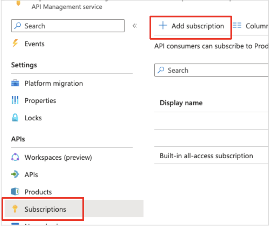 Subscriptions